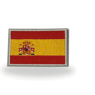 Parche con velcro con bandera de España
