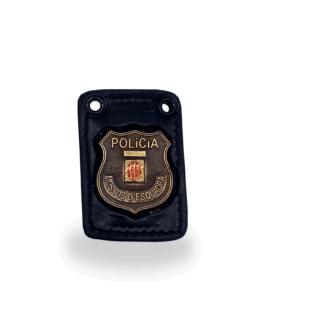 Portaplaca paisano con cadena y pinza Mossos d’Esquadra