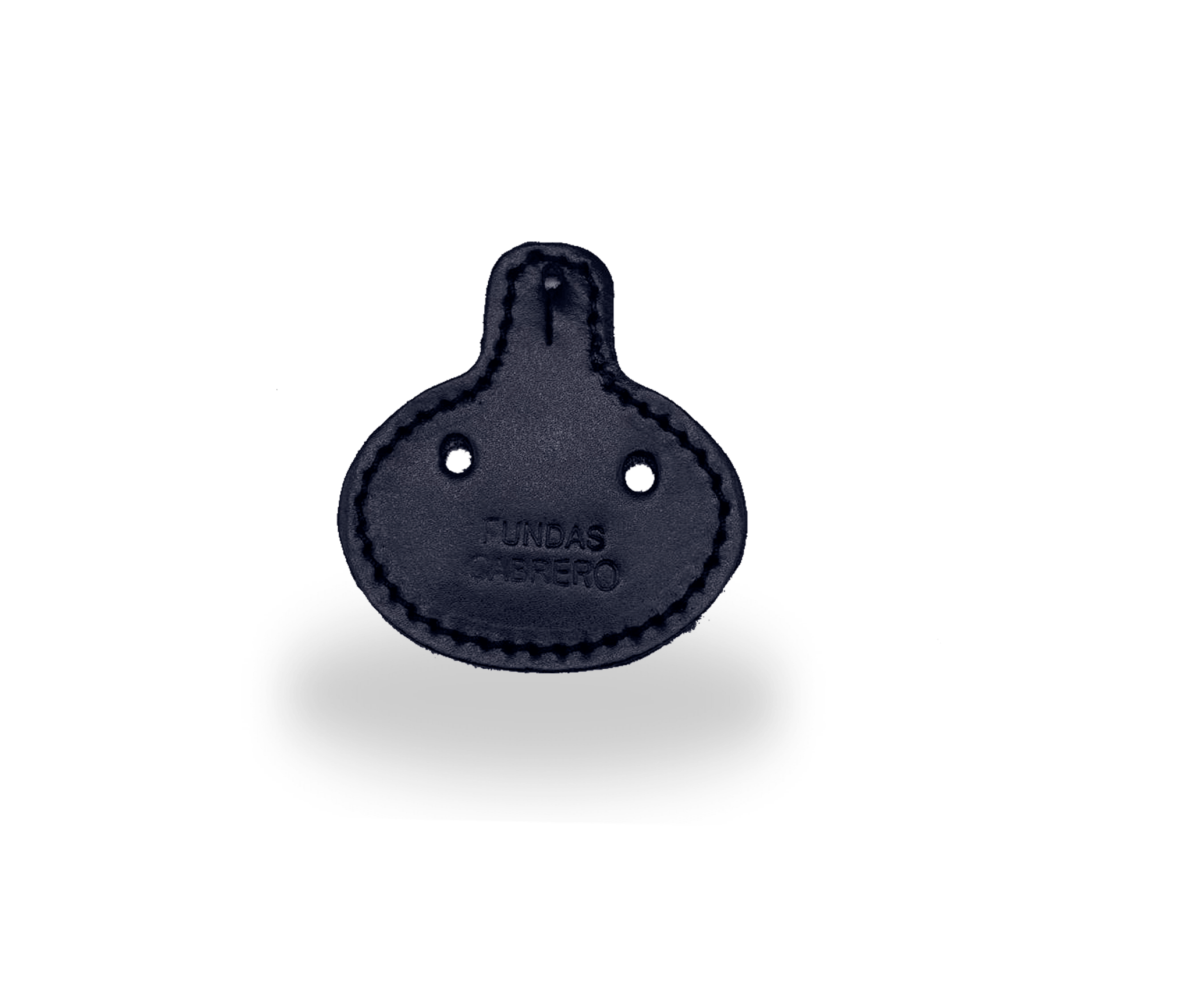 Portaplacas de piel para vigilante de seguridad